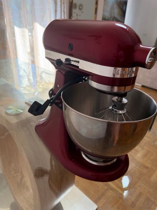 Batidora amasadora Kitchenaid roja