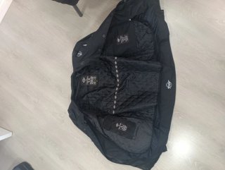 Chaqueta de moto negra try motor