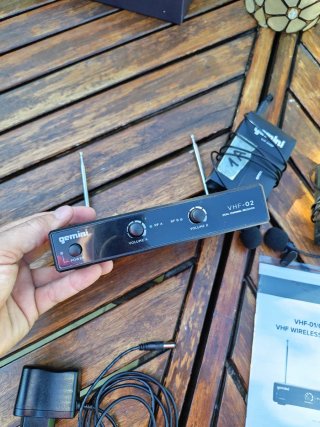 Sistema micrófonos inalámbricos Gemini VHF