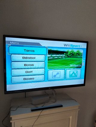 Consola Nintendo Wii Blanca + 5 Juegos