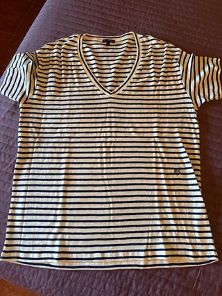 Camiseta Massimo Dutti Rayas Talla L