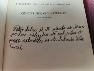 Lote de 4 libros de texto antiguos españoles