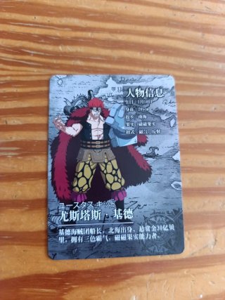 Carta One Piece Eustass Kid R