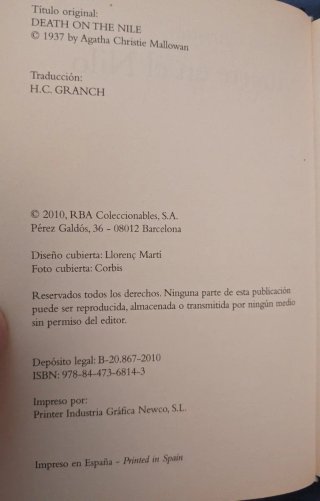 Muerte en el nilo