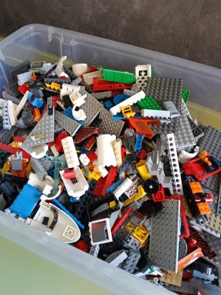 Lotto di 8kg di pezzi LEGO