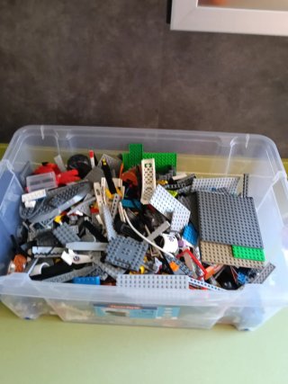 Lotto di 8kg di pezzi LEGO