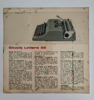 Máquina de Escribir Olivetti Lettera 32