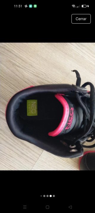 Zapatillas Adidas Neo Niña Negras Rosas