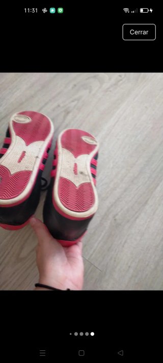 Zapatillas Adidas Neo Niña Negras Rosas