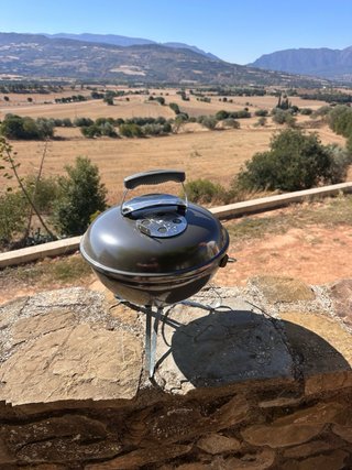 Barbacoa Weber Negra y Plateada