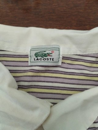 Polo Lacoste Vintage Rayas