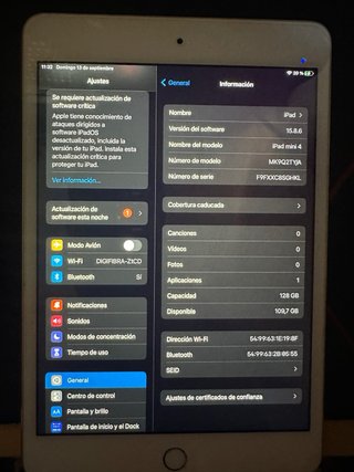 iPad mini 4 Dorado
