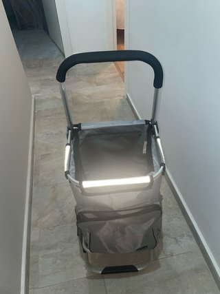 Carrito de compras Vounet gris