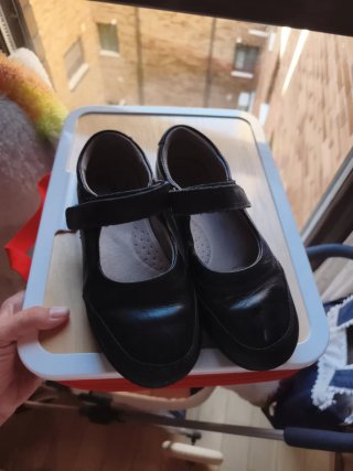Zapatos colegiala negros talla 35