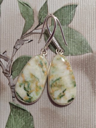 Pendientes Mariposa Piedra Natural 925