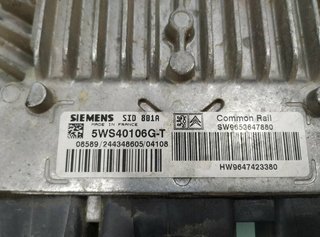 407665 centralita motor sw9653647880 citroen saxo