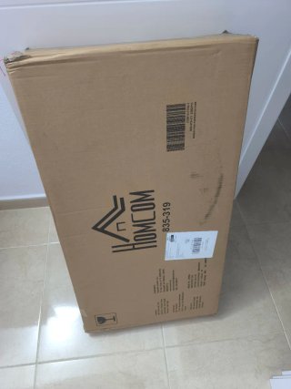 Mesa plegable HOMCOM blanca