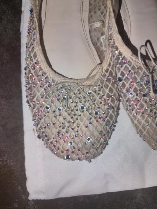 Bailarinas Zara Brillantes Talla 35