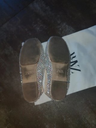 Bailarinas Zara Brillantes Talla 35
