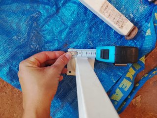 4 Patas de Hierro Blancas para Muebles