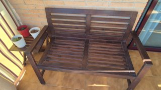 Conjunto Jardín Madera Plegable.
