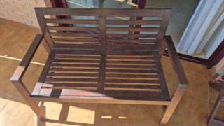 Conjunto Jardín Madera Plegable.