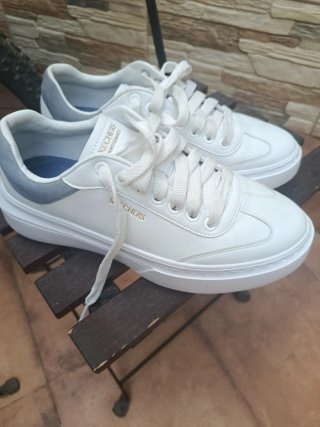 Zapatillas Skechers Mujer Blancas