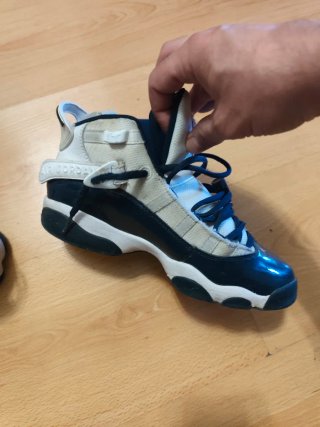 Zapatillas Jordan niño/niña azul y blanco