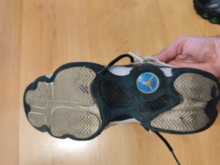 Zapatillas Jordan niño/niña azul y blanco