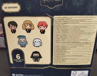 Harry Potter 3D Gomas de Borrar Coleccionables