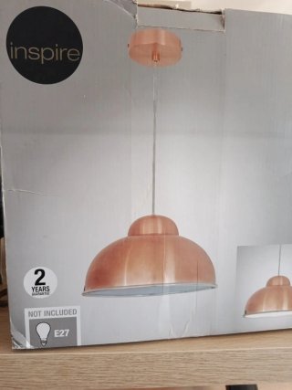 Lámpara colgante Inspire Cobre