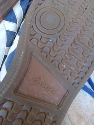 Zapatillas Asics Azul y Blanco