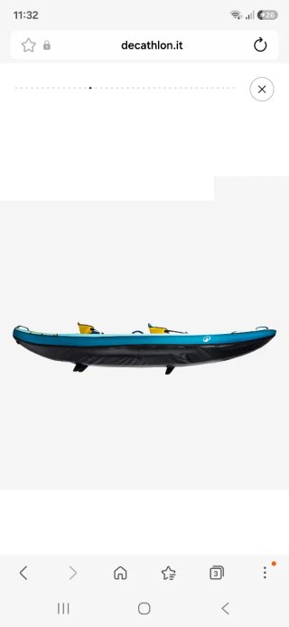 Kayak 2 posti gonfiabile