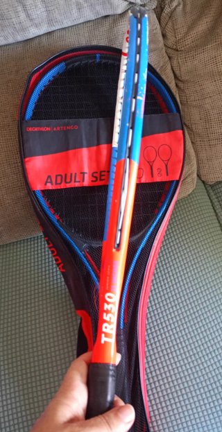 Set 2 Raquetas Tenis Artengo adulto + 1 de niño