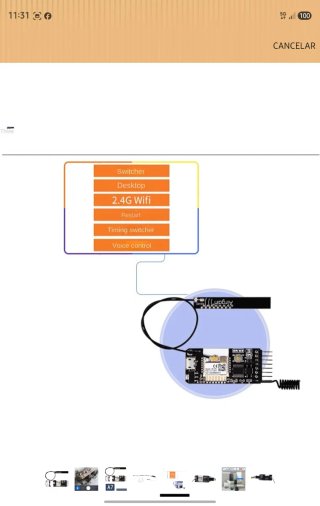 Tarjeta USB Tuya WiFi Reset