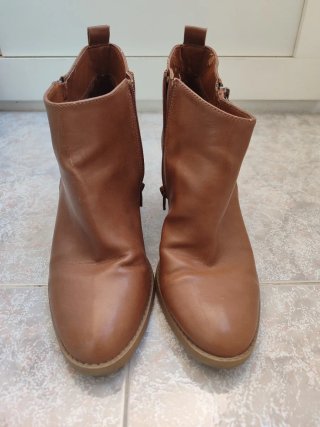 Botines señora marrones