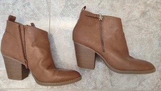 Botines señora marrones