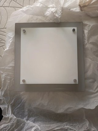 Lámpara de techo moderna cristal y metal