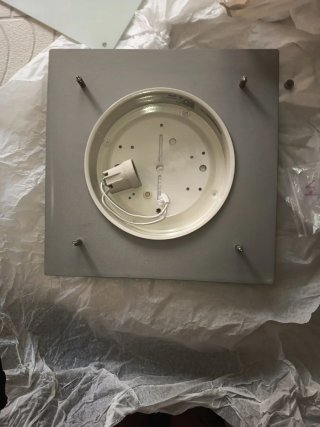 Lámpara de techo moderna cristal y metal