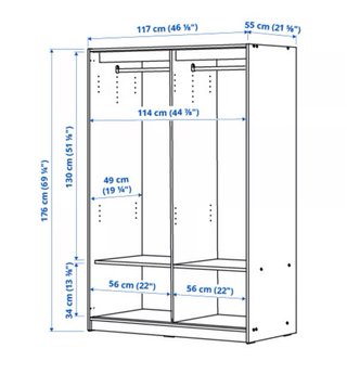 Armario Blanco Puertas Correderas IKEA