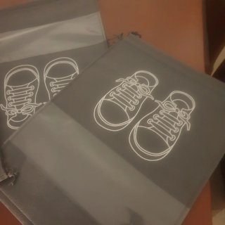 Bolsas organizadoras de calzado gris. 10 uds