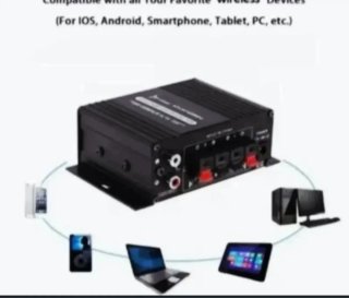Mini Amplificador Audio AK170 400W + Alimentador