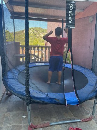 Cama elástica AREBOS 220 cm