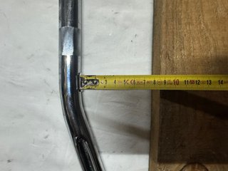 Harley Davidson Drag Bar 72cm ancho 8,5 retroceso