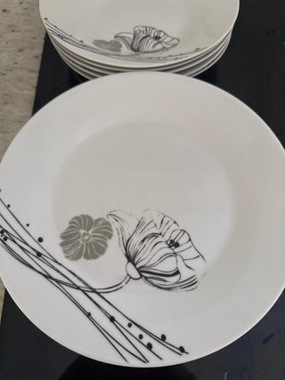 Vajilla 15 piezas cerámica floral