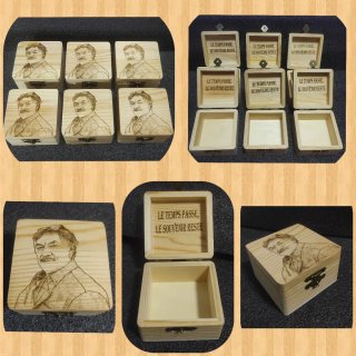 Caja de madera personalizada