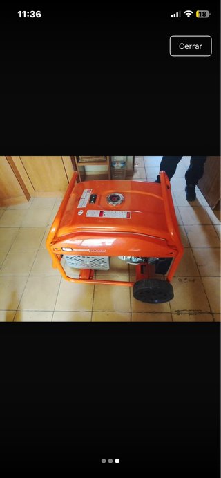 Generador Eléctrico Naranja
