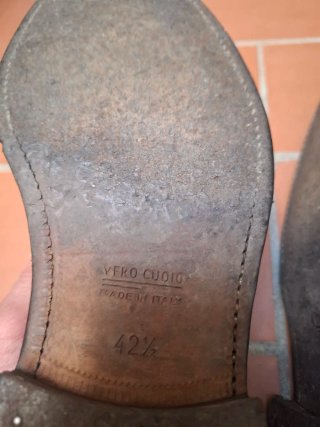 Mocasines Vero Cuoio Piel Negra de Italia original