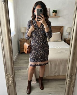 Vestido estampado Amichi Talla S