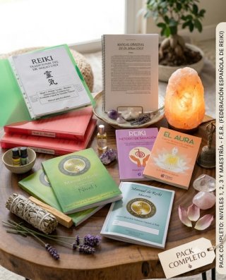 Lote Completo Reiki Usui Original + Libros
